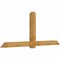 Ekena Millwork Eugene Rough Sawn Timber Gable Bracket, Western Red Cedar, 108"W x 45"H x 6"D x 6"F, 10/12 Pitch GBW108X45X0606EUG00RWR - alternate 5